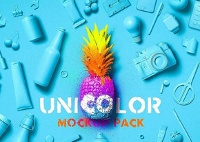 Unicolor mockup pack